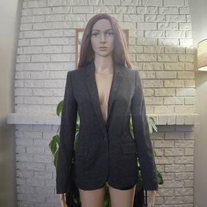 Aritzia Talula Charcoal Gray Blazer